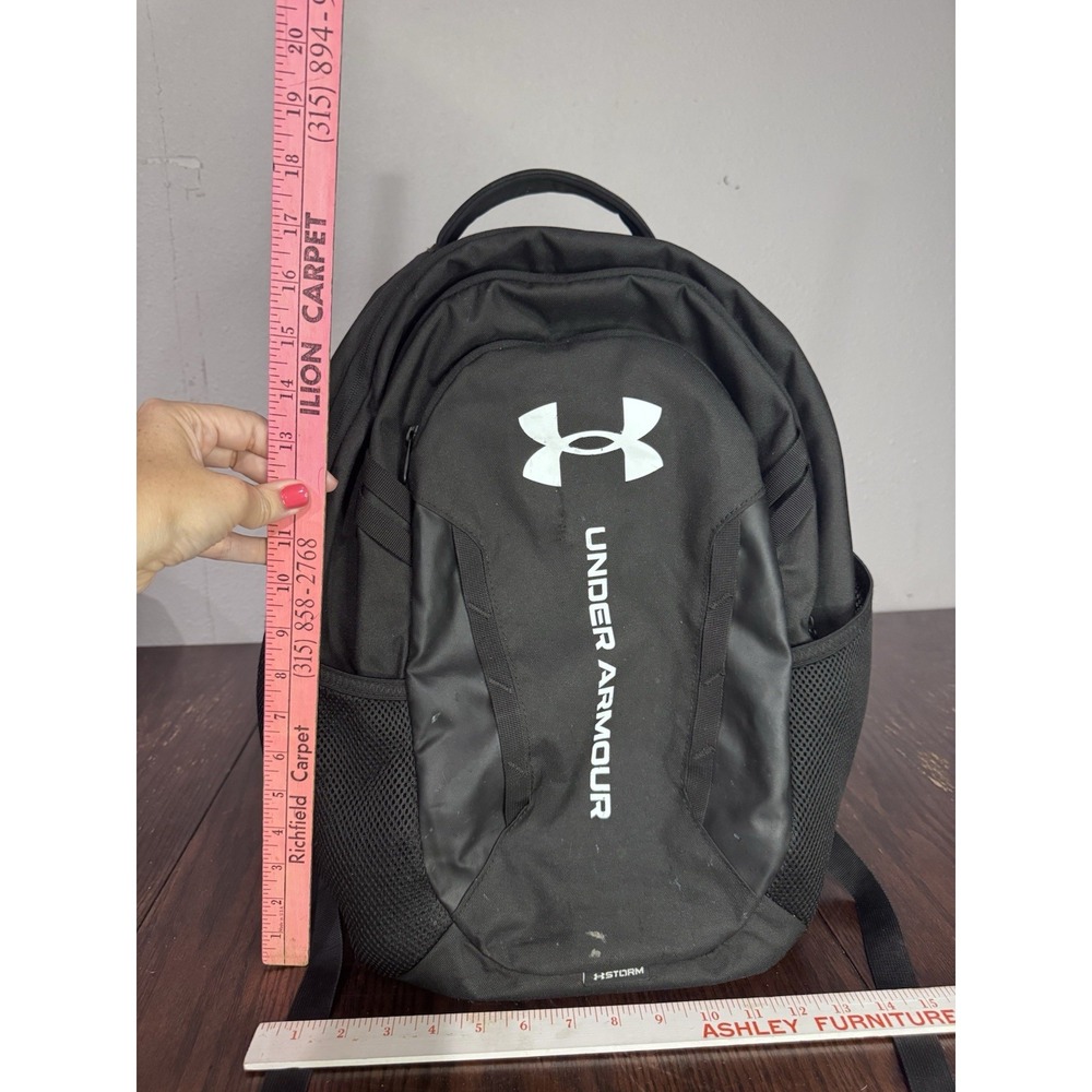 Under Armour Storm Black Backpack School Laptop Athletic Gym Travel Bag Bookbag